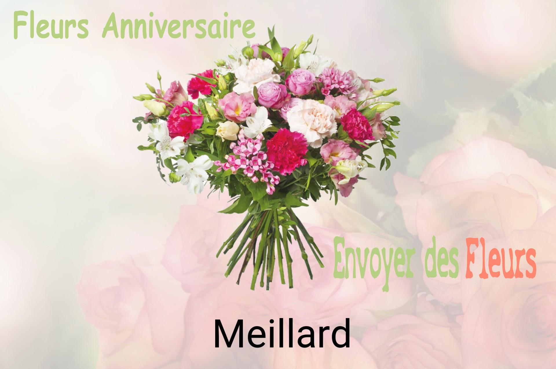 Bouquet de fleurs d’anniversaire livré à Meillard